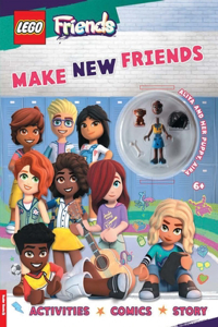 LEGO (R) Friends (R): Make New Friends Activity Book (with Aliya minifigure and her puppy Aira)