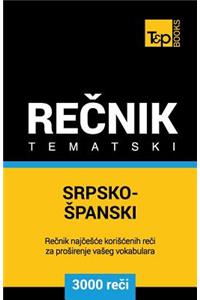 Srpsko-Spanski Tematski Recnik - 3000 Korisnih Reci