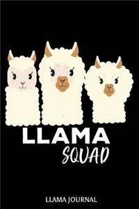Llama Squad Llama Journal