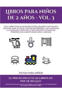 Fichas para niños (Libros para niños de 2 años - Vol. 3)