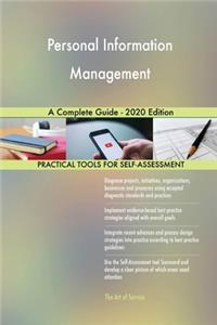 Personal Information Management A Complete Guide - 2020 Edition