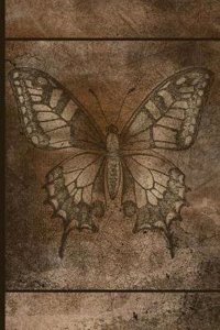 Pressed Butterfly - Lined Notebook with Margins