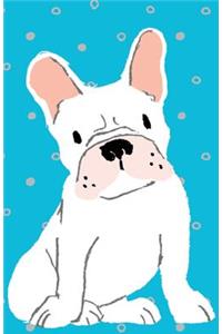 Bullet Journal for Dog Lovers White French Bulldog: 162 Numbered Pages with 150 Graph Style Grid Pages, 6 Index Pages and 2 Key Pages in Easy to Carry 5.5 X 8.5 Size.