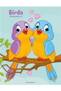 Birds Coloring Book 1 & 2