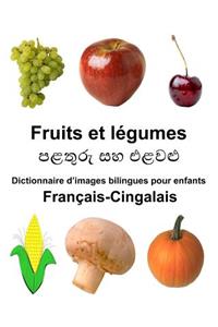 Français-Cingalais Fruits et légumes Dictionnaire d'images bilingues pour enfants