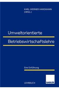 Umweltorientierte Betriebswirtschaftslehre