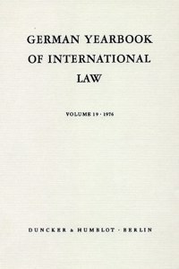 German Yearbook of International Law / Jahrbuch Fur Internationales Recht
