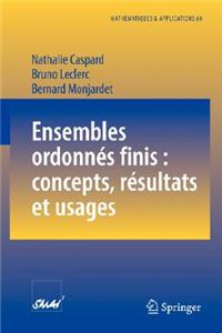 Ensembles Ordonnés Finis: Concepts, Résultats Et Usages