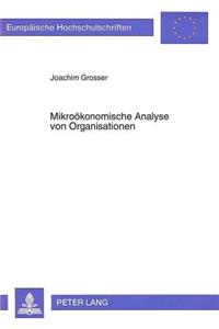 Mikrooekonomische Analyse von Organisationen