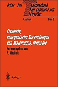 Taschenbuch Für Chemiker Und Physiker
