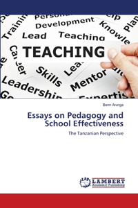 Essays on Pedagogy and School Effectiveness