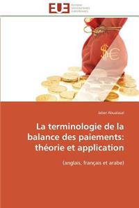 Terminologie de la Balance Des Paiements