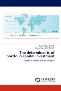 determinants of portfolio capital investment