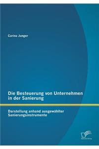 Die Besteuerung von Unternehmen in der Sanierung