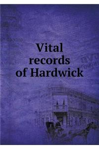 Vital records of Hardwick