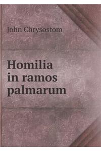 Homilia in Ramos Palmarum