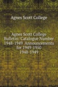 Agnes Scott College Bulletin