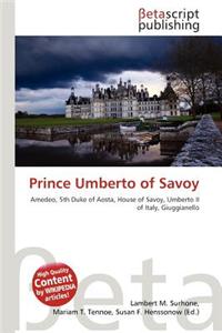 Prince Umberto of Savoy
