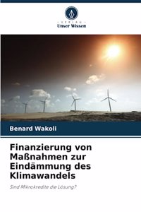 Finanzierung von Maßnahmen zur Eindämmung des Klimawandels