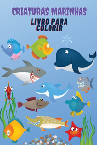 Criaturas Marinhas Livro para Colorir