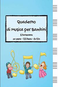 Quaderno di Musica per Bambini