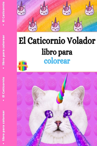 El libro para colorear del Caticornio Volador