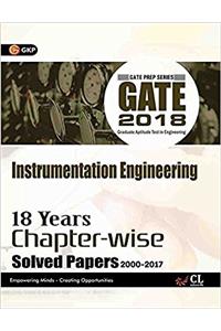 Gate 18 Years Chapter Wise Solved Papers Instrumentation Engg. (2000-2017) 2018