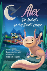 Alex the Axolotl's Daring Moonlit Escape