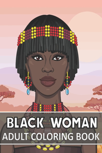 Black Women Adult Coloring Book