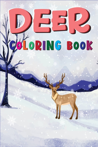 Deer Coloring Book