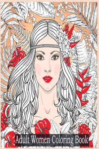 Adult Women Coloring Book