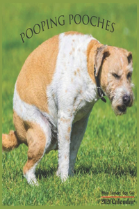Pooping Pooches White Elephant Gag Gift 2021 Calendar