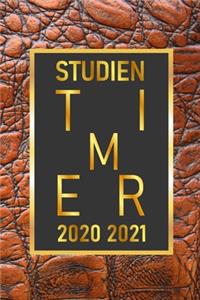 Studienplaner 2020 2021 Studienorganizer Studienkalender Studien Timer Planer 2020/2021 Studenten Organizer 21 Wochenplaner 1 Woche 1 Seite Zweitausendzwanzig Taschenkalender Kalender Wochenansicht