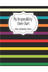 My Responsibility Chore Chart