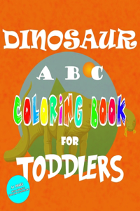 Dinosaur ABC Coloring Book for Toddlers