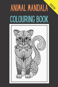 Animal Mandala Colouring Book