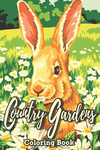 Country Gardens Coloring Book