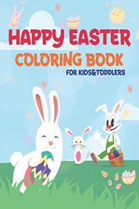 Happy Easter Coloring Book for Kids&toddlers