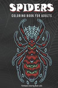 Spider's Coloring Book For Adults