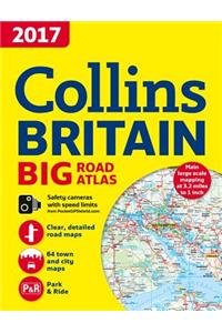 2017 Collins Big Road Atlas Britain