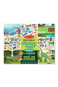 Reusable Sticker Book Habitats