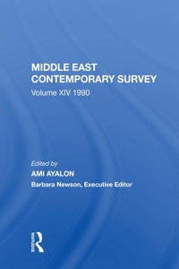 Middle East Contemporary Survey, Volume XIV: 1990