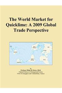 The World Market for Quicklime