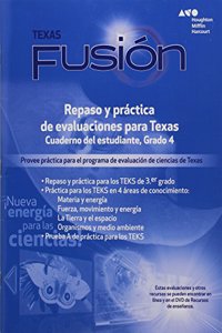 Houghton Mifflin Harcourt Science Fusion Spanish: Texas Assessment Review and Practice Grade 4