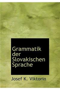 Grammatik Der Slovakischen Sprache