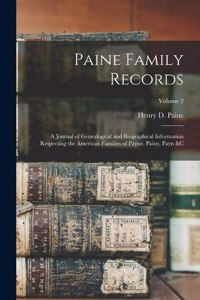 Paine Family Records