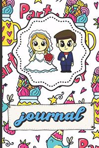 Wedding Bride Groom Journal