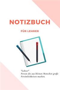 Notizbuch für Lehrer