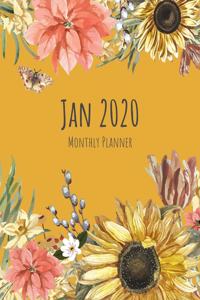 Jan 2020 Monthly Planner