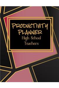 Productivity Planner High School Teachers